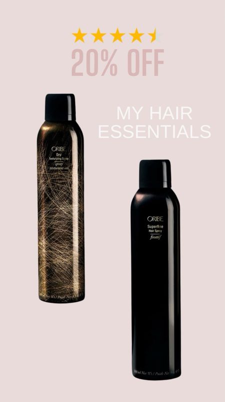 Yearly Oribe sale! I loveee these products - texture spray and hair spray 🖤 Deal applied in cart. 




#LTKBeauty #LTKSaleAlert #LTKGiftGuide