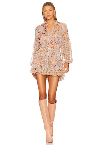 MISA Los Angeles Elisabetta Dress in Flora Tile Mix from Revolve.com | Revolve Clothing (Global)