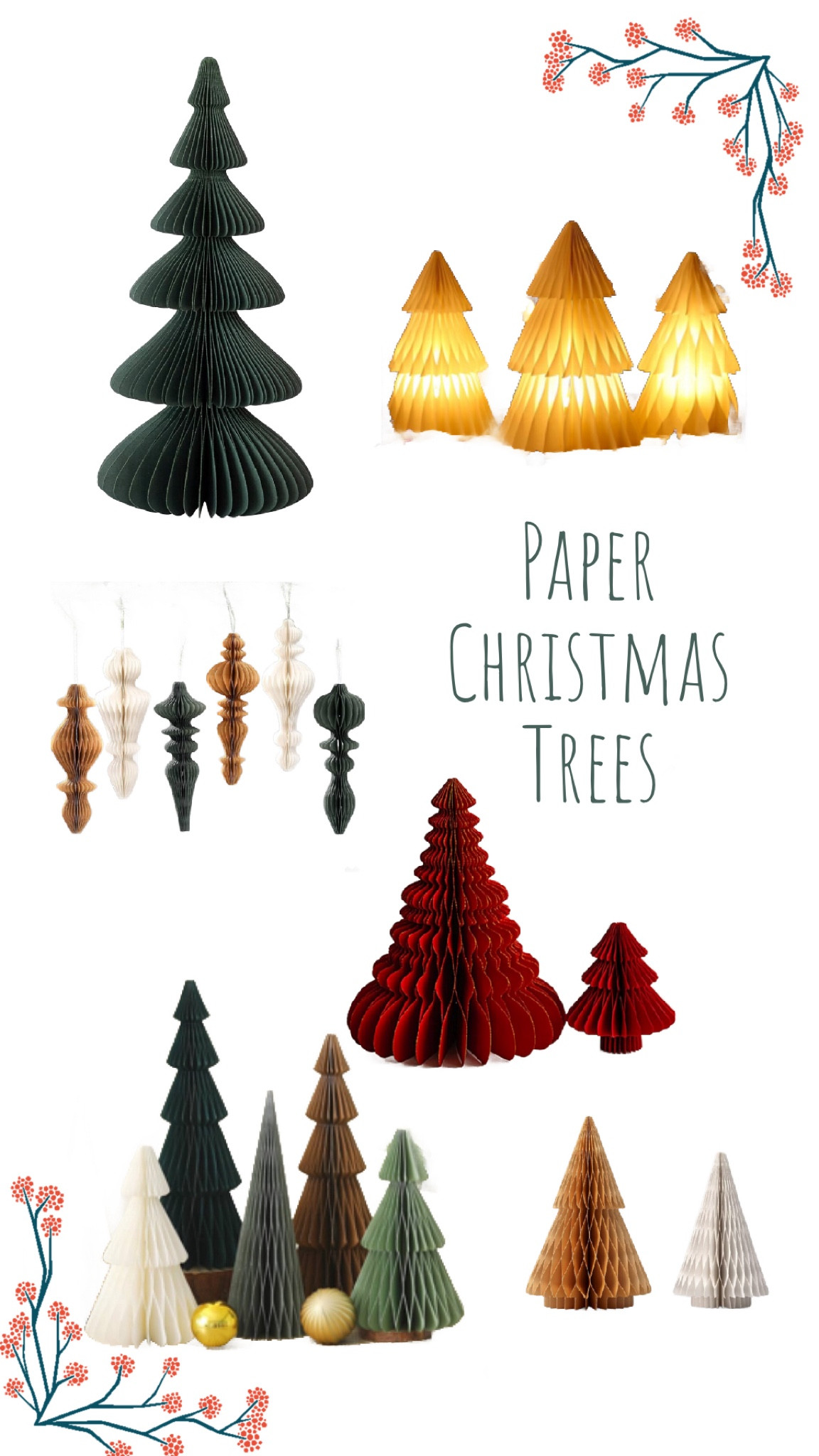 Simple paper trees for Christmas  

#LTKHome #LTKHoliday #LTKSeasonal