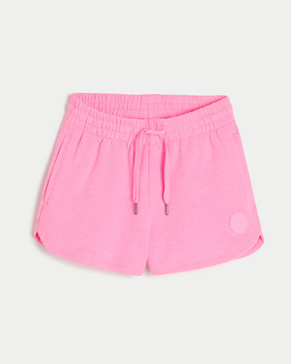 Women's Gilly Hicks Smile Series Fleece Shorts | Women's Matching Sets | HollisterCo.com | Hollister (US)