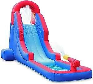Sunny & Fun Compact Inflatable Water Slide Park – Heavy-Duty Nylon for Outdoor Fun - Climbing W... | Amazon (US)
