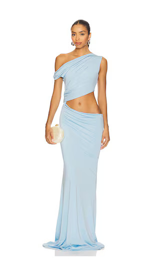Shoulder And Waist Long Dress | Revolve Clothing (Global)