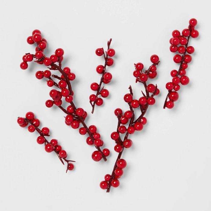 Decorative Red Berry Filler Repeat Style Figurine Red - Threshold™ | Target