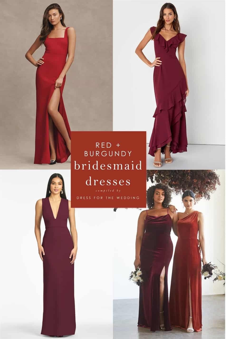 Red bridesmaid dresses 
Burgundy formal dress 
Red dress for a wedding 
Birdy grey dress 
Lulus dress 
Follow Dress for the Wedding for cute dresses, sale alerts, wedding style and decor! Visit us at dressforthewedding.com for more! 

#LTKgrwm #LTKFindsUnder100 #LTKWedding