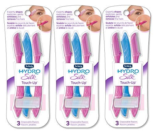 Schick Hydro Silk Touch-Up Multipurpose Exfoliating Dermaplaning Tool with Precision Cover, 9 Cou... | Amazon (US)