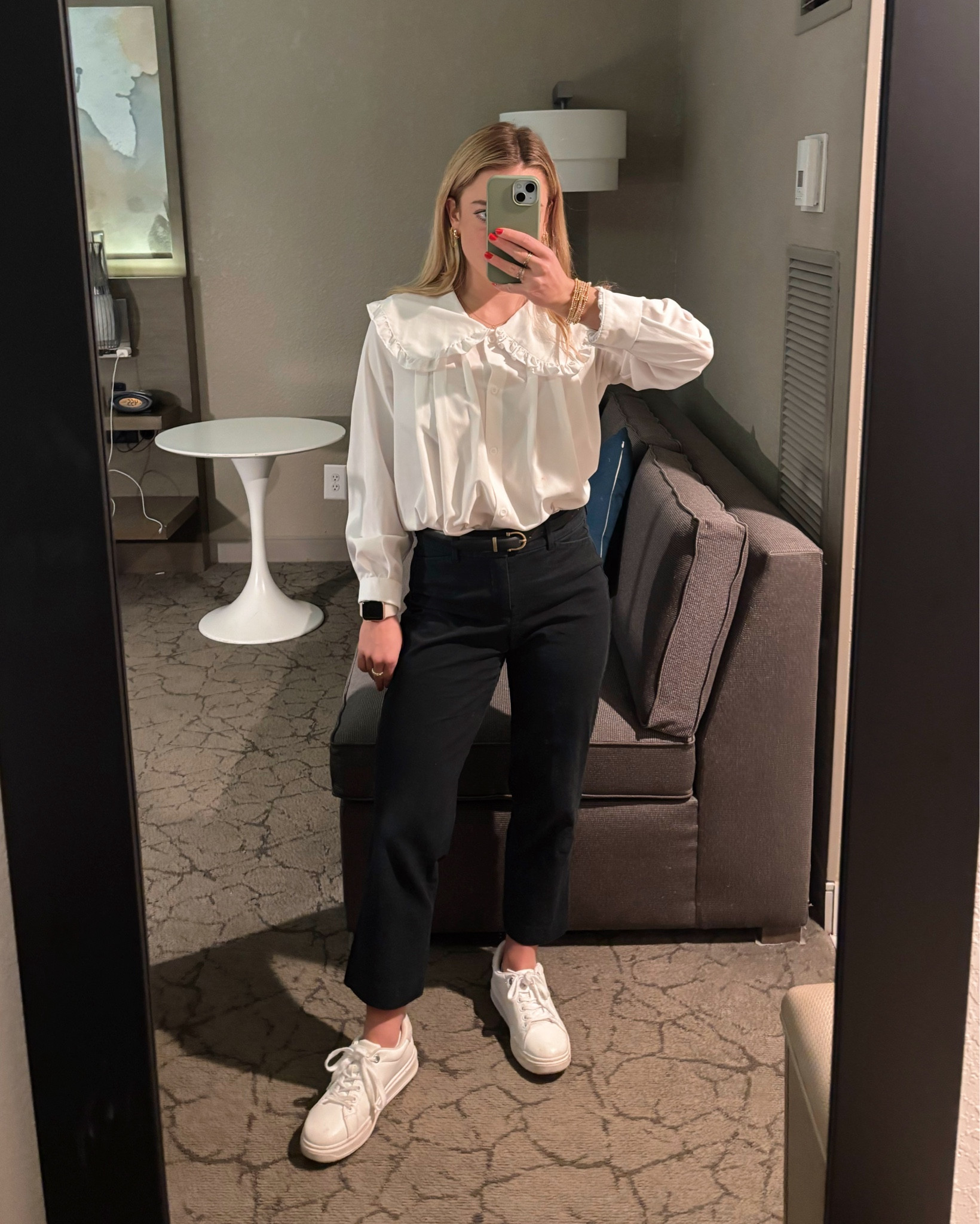 Work Trip OOTD! Perfect for travel & officewear. These are my favorite work pants ever!

Top: S
Bottoms: 4P

#LTKTravel #LTKStyleTip #LTKFindsUnder50