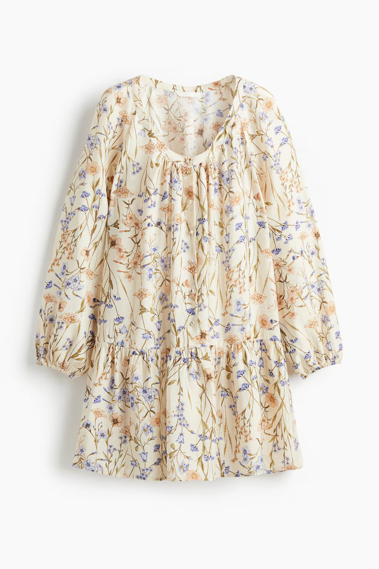 Tuniekjurk met knoopsluiting | H&M (DE, AT, CH, NL, FI)