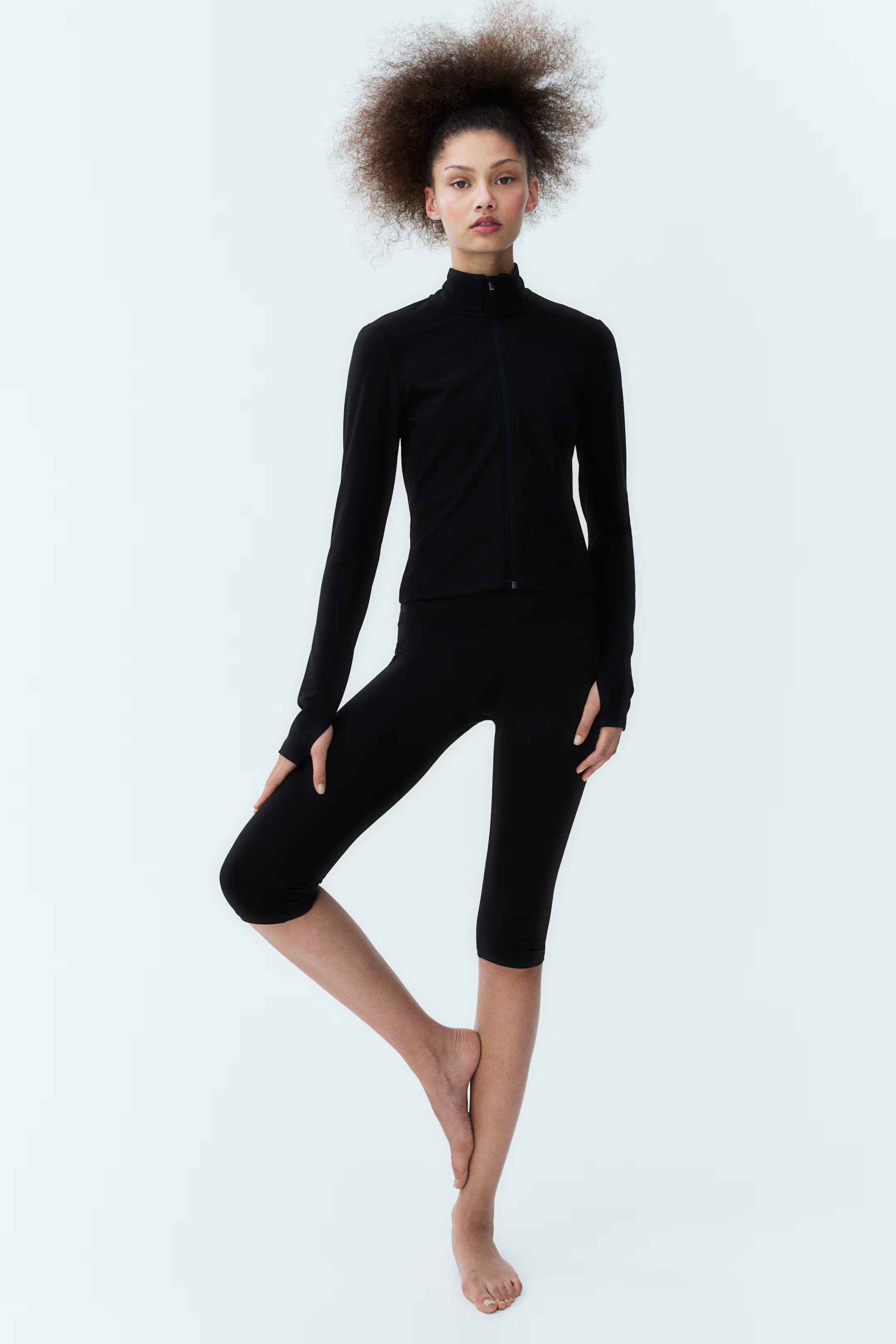 Zip-through sports jacket in SoftMove™ | H&M (UK, MY, IN, SG, PH, TW, HK)