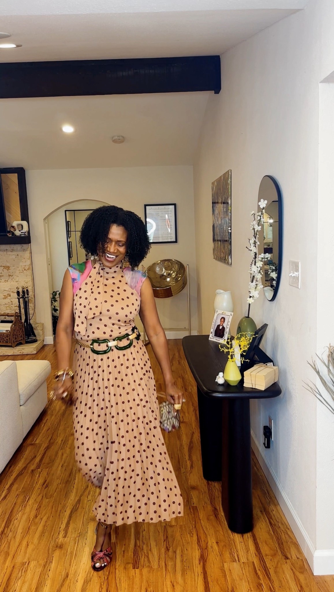 Polka halter neck dress! The fit is divine.

#LTKFindsUnder100 #LTKStyleTip #LTKMidsize