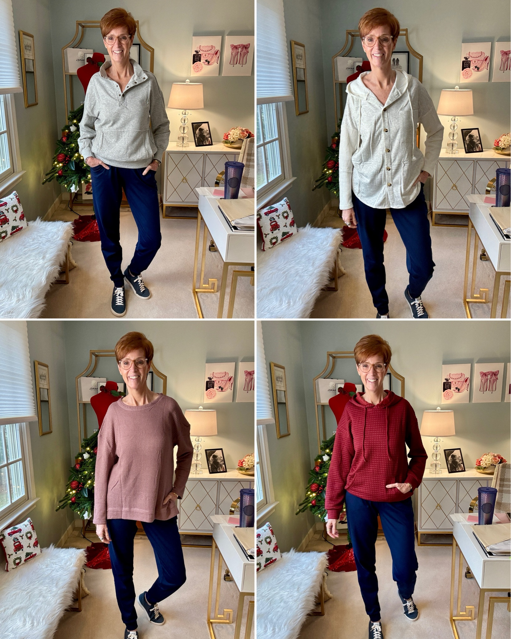 These are the sweatshirts I keep reaching for when I want easy, casual outfits that still feel put together. #ad #paidpartnership

From waffle knits to stand-neck styles, these are the kinds of pieces that work with real life — errands, travel days, school drop-offs, and everything in between.

✔ relaxed but not sloppy ✔ soft, wearable fabrics ✔ perfect with jeans, leggings, or joggers ✔ easy layering staples

I’m sharing four styles I tried on all from Shewin on Amazon and all linked in my LTK shop.

https://liketk.it/5HipC

👉 Which one would you wear most — grey, mauve, or burgundy? Tell me below, and don’t forget to save this so you have it when you’re getting dressed on busy mornings.

 @shewin.official

#womensfallfashion2025 #sweatshirtforwomen #falloutfitsforwomen2025 #shewin


#LTKTall #LTKOver40 #LTKFindsUnder50