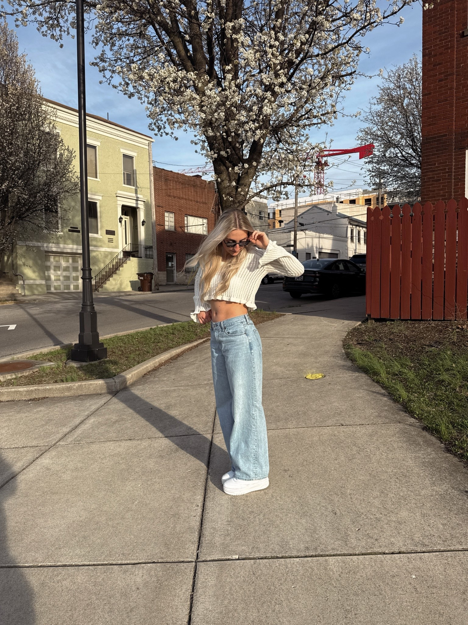 Spring outfit, loose jeans, baggy jeans, low rise outfit, transition outfit, trendy outfit, spring 2026, Abercrombie jeans 

#LTKootd #LTKdayinmylife