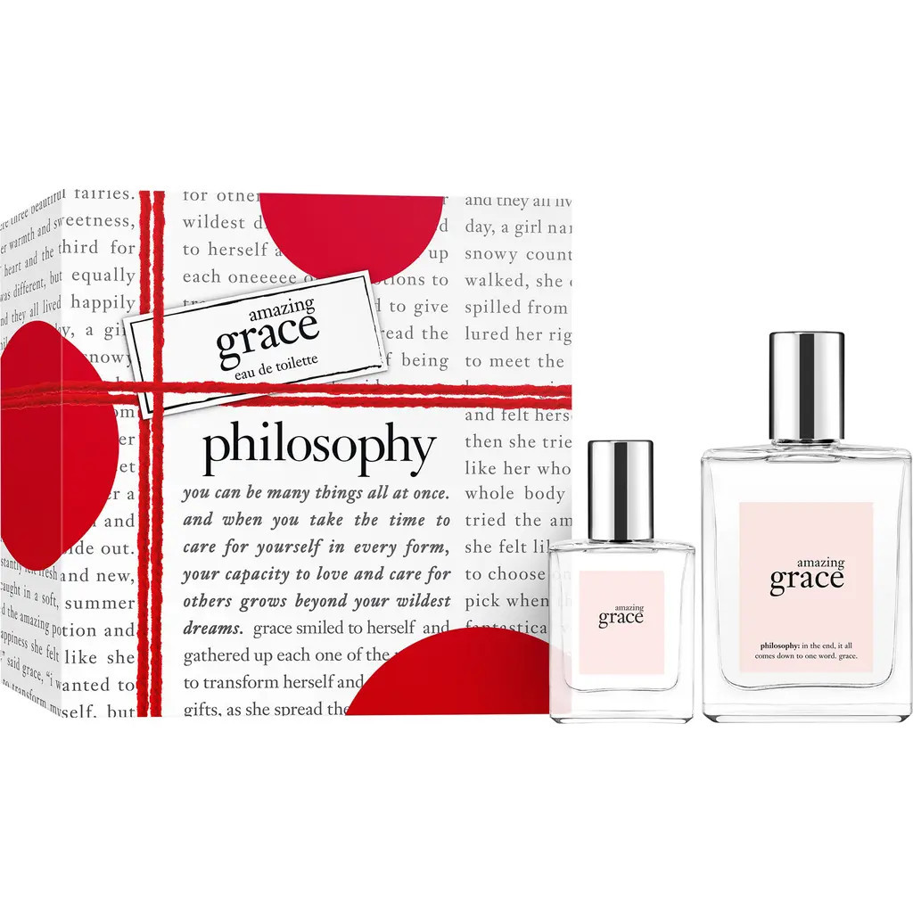 philosophy women's 2-pc amazing grace eau de toilette holiday gift set (Limited Edition) $93 Value at Nordstrom Rack | Nordstrom Rack