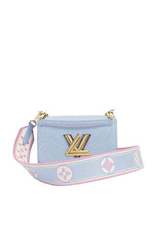 FWRD Renew Louis Vuitton Epi Twist PM Shoulder Bag in Blue from Revolve.com | Revolve Clothing (Global)