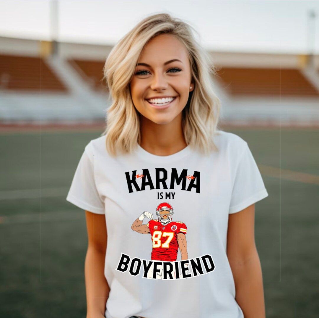 Karma is My Boyfriend: Travis Kelce Edition Swiftie Fan - Etsy | Etsy (US)