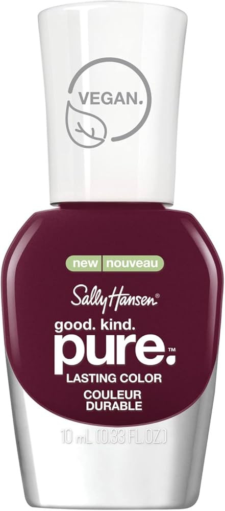 Sally Hansen Good Kind Pure Vegan Nail Polish, Beet It, 0.33 Fl Oz, Packaging May Vary | Amazon (US)