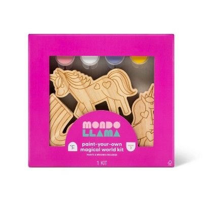 3pc Valentine's Day Paint-Your-Own Magical World Kit - Mondo Llama™ | Target
