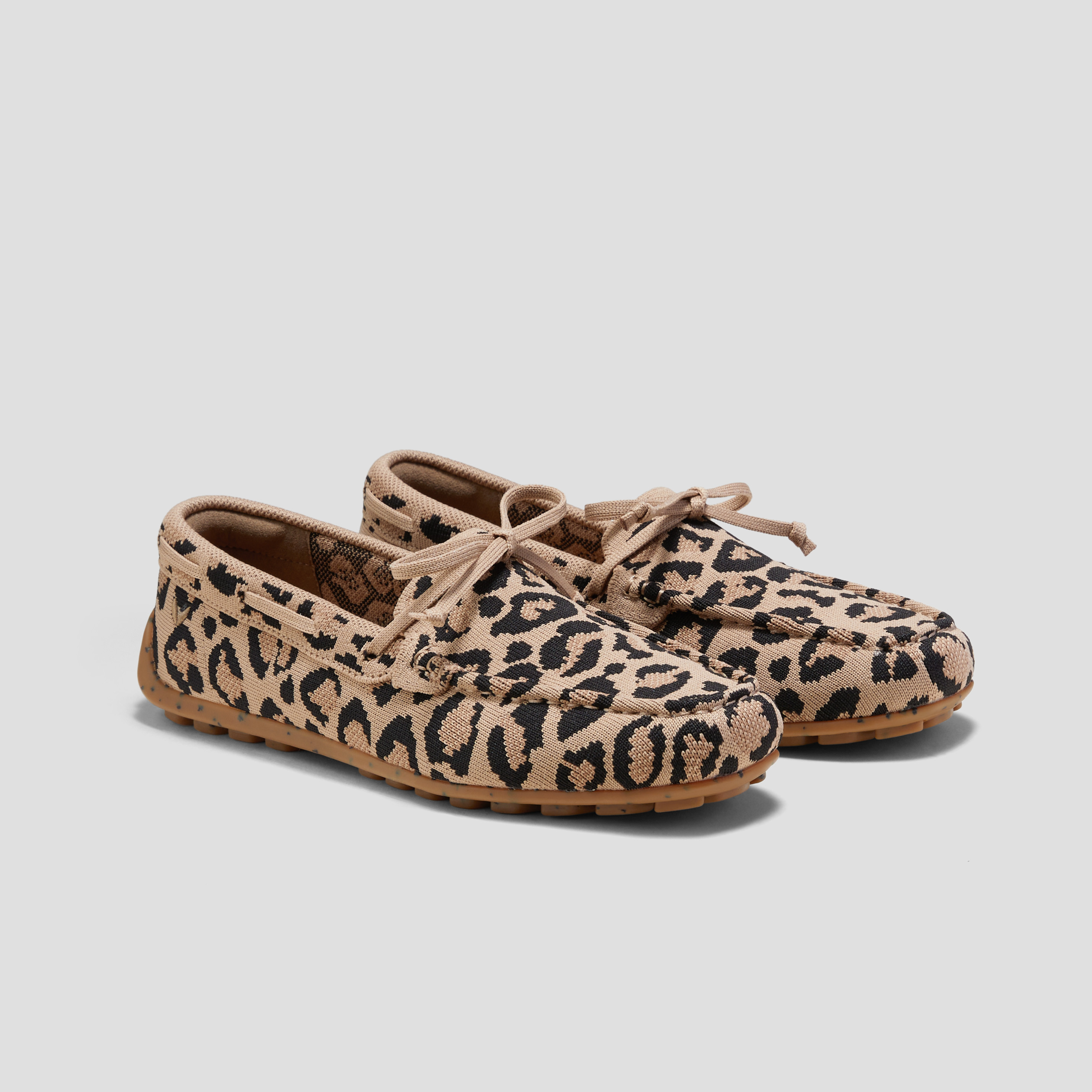 VIVAIA Square-Toe Loafers (Jackie)|DARK LEOPARD|US 10.5 | VIVAIA