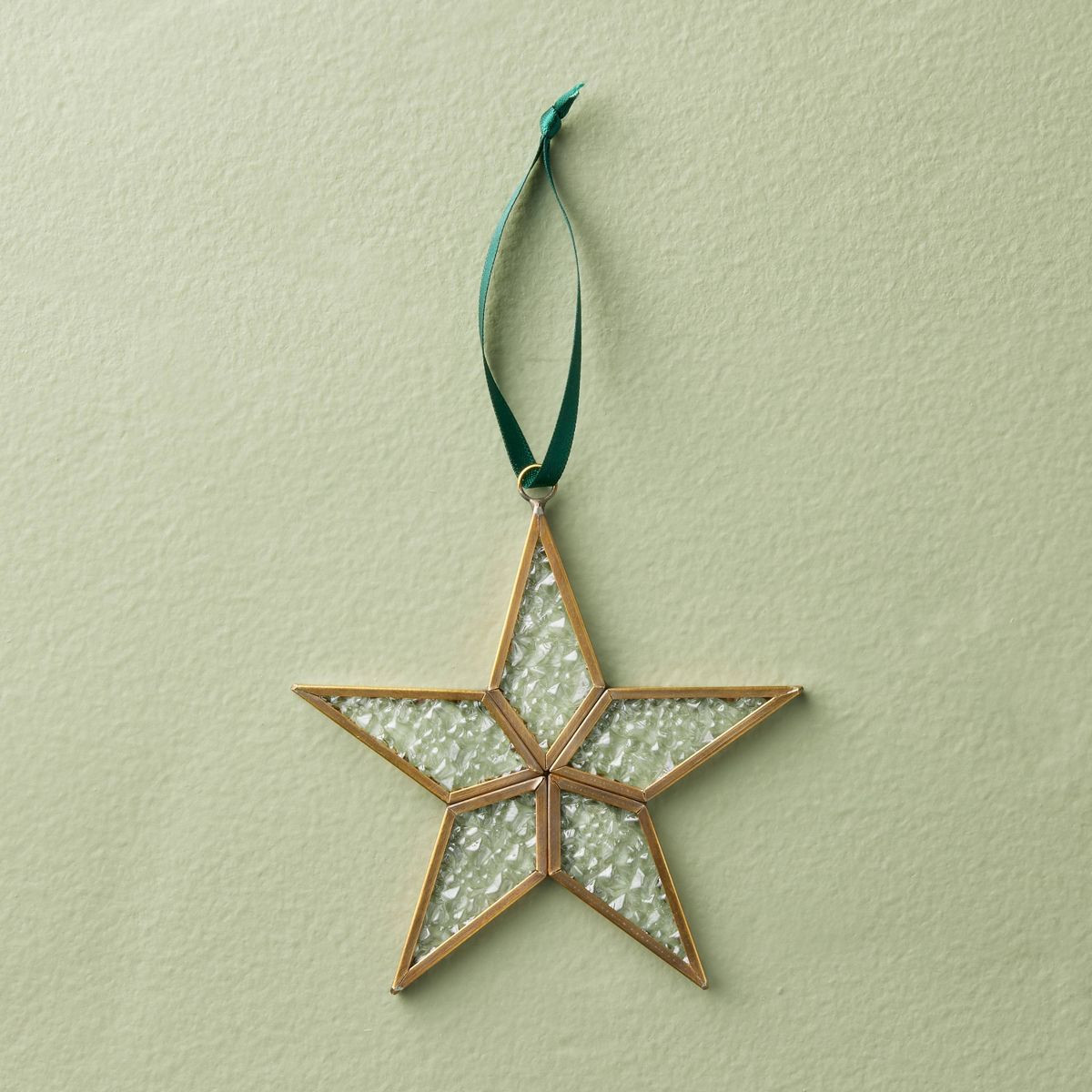 Brass Star Christmas Tree Ornament with Bubble Glass - Hearth & Hand™ with Magnolia | Target