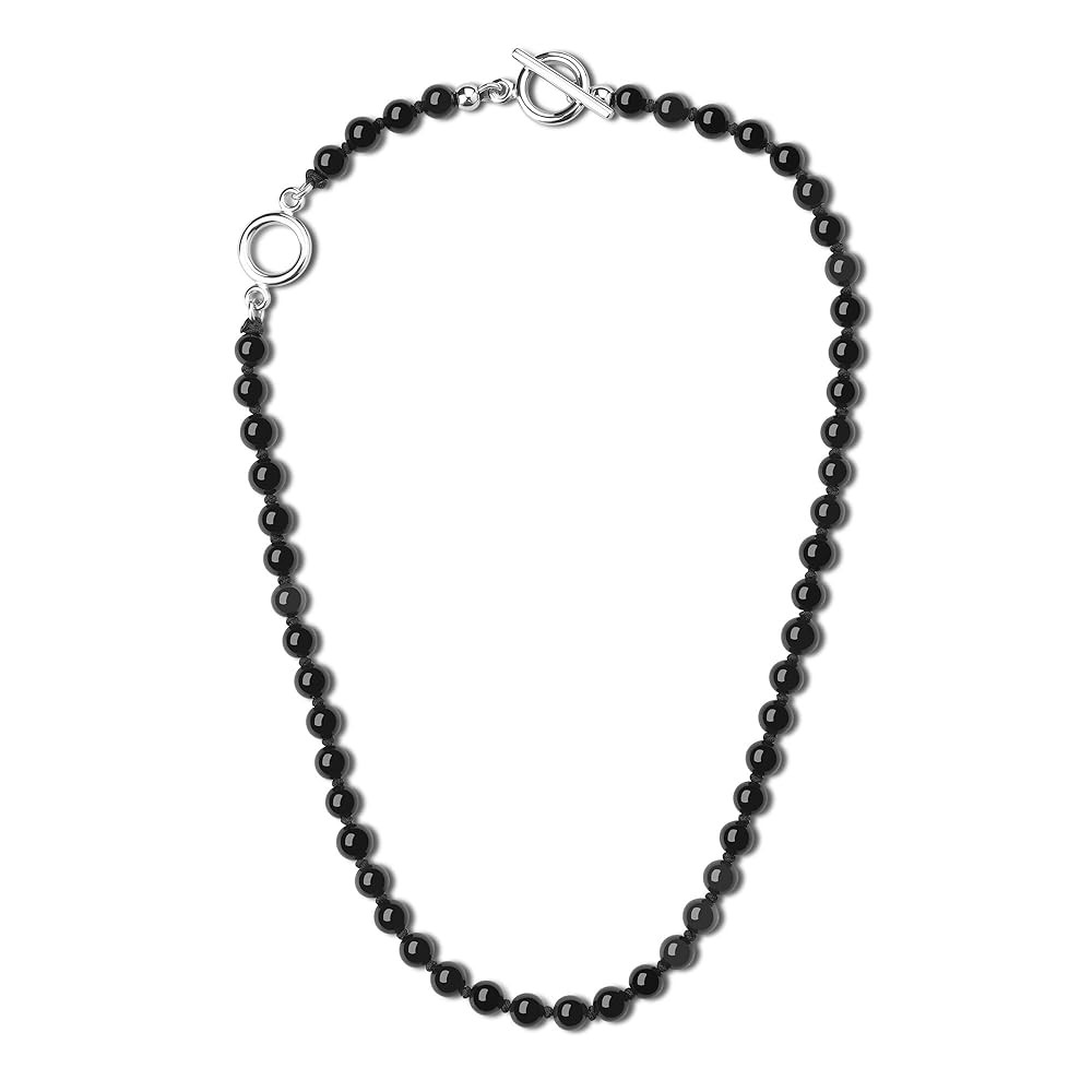 GAVU Women's Crystal Necklace, Hand-Knotted Crystal Beaded Necklace for Women | Amazon (US)