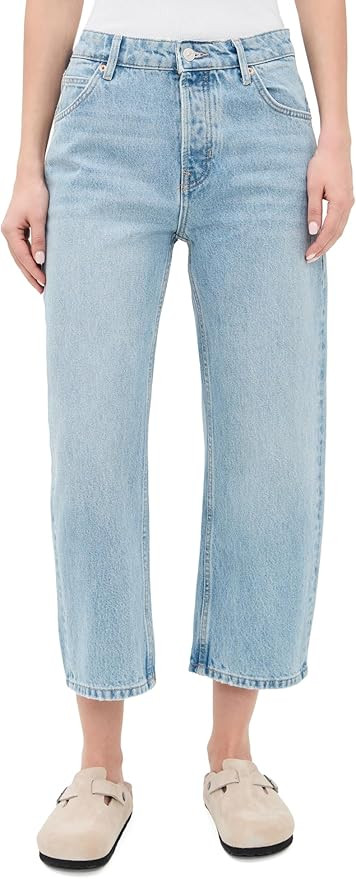 Free People Women's Deep Trance Dropped Boyfriend Jeans | Amazon (US)
