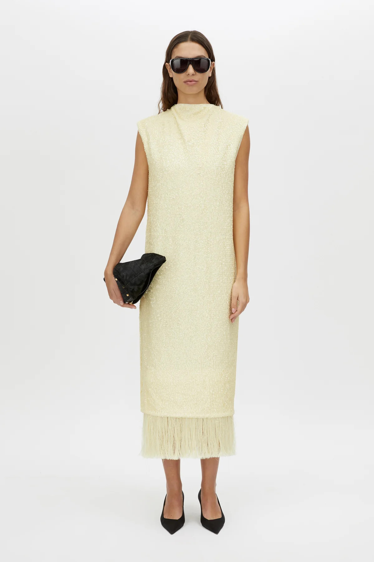 Sabel Sequin Maxi Dress in Lemon Yellow - CAMILLA AND MARC® C&M | CAMILLA AND MARC (ANZ)