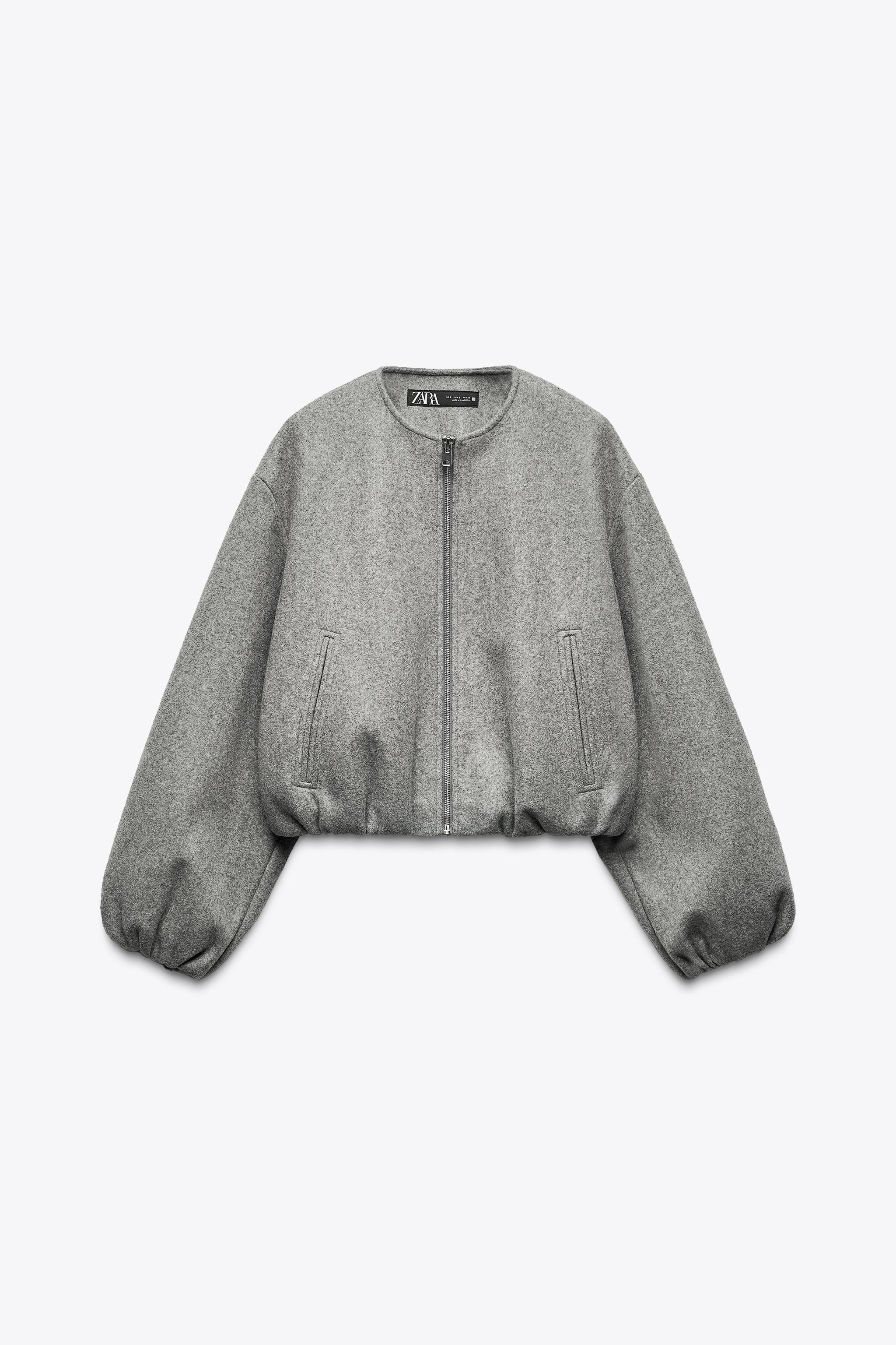 SOFT BOMBER JACKET WITH ELASTIC TRIMS | Zara UK