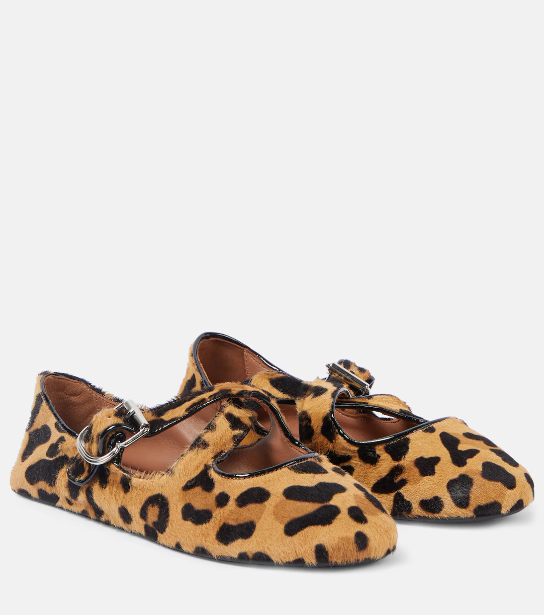 Leopard-print ballet flats | Mytheresa (US/CA)