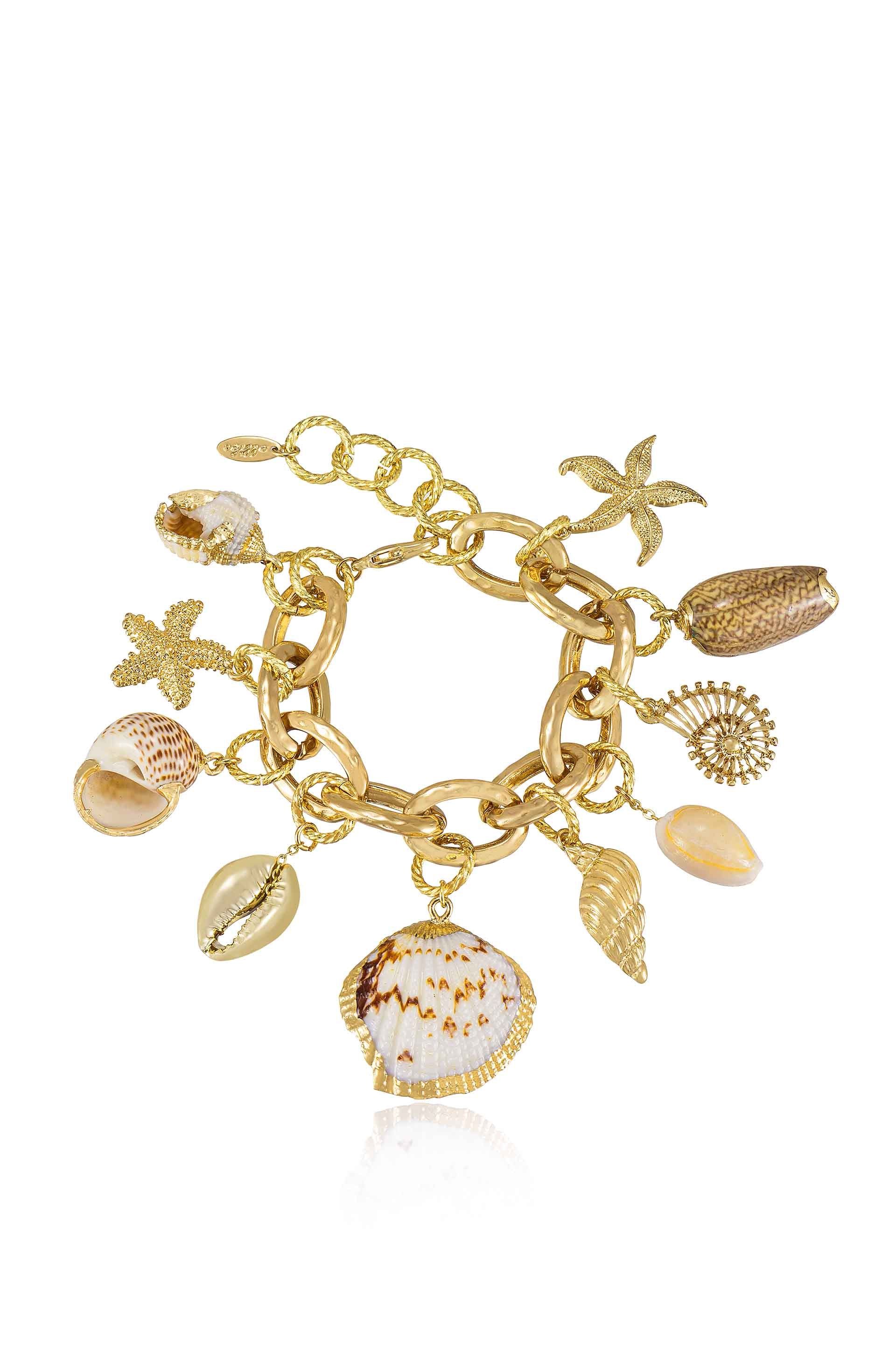 Mermaid Tears 18k Gold Plated Bracelet | Ettika