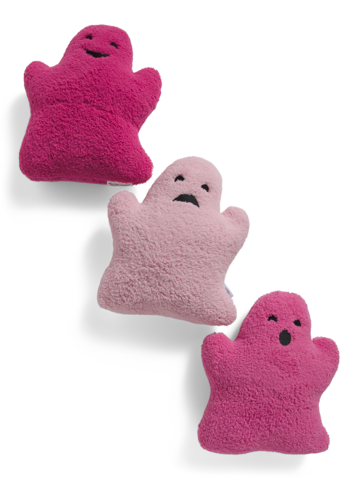 14x16 3pk Assorted Colors Ghost Shaped Pillows | Throw Pillows | Marshalls | Marshalls