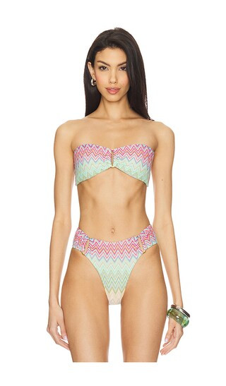 Detail Bandeau Bikini Top in Huntington | Revolve Clothing (Global)