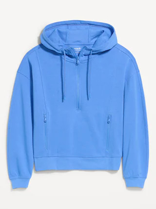 Dynamic Fleece Half-Zip Hoodie Sweatshirt | Old Navy (US)