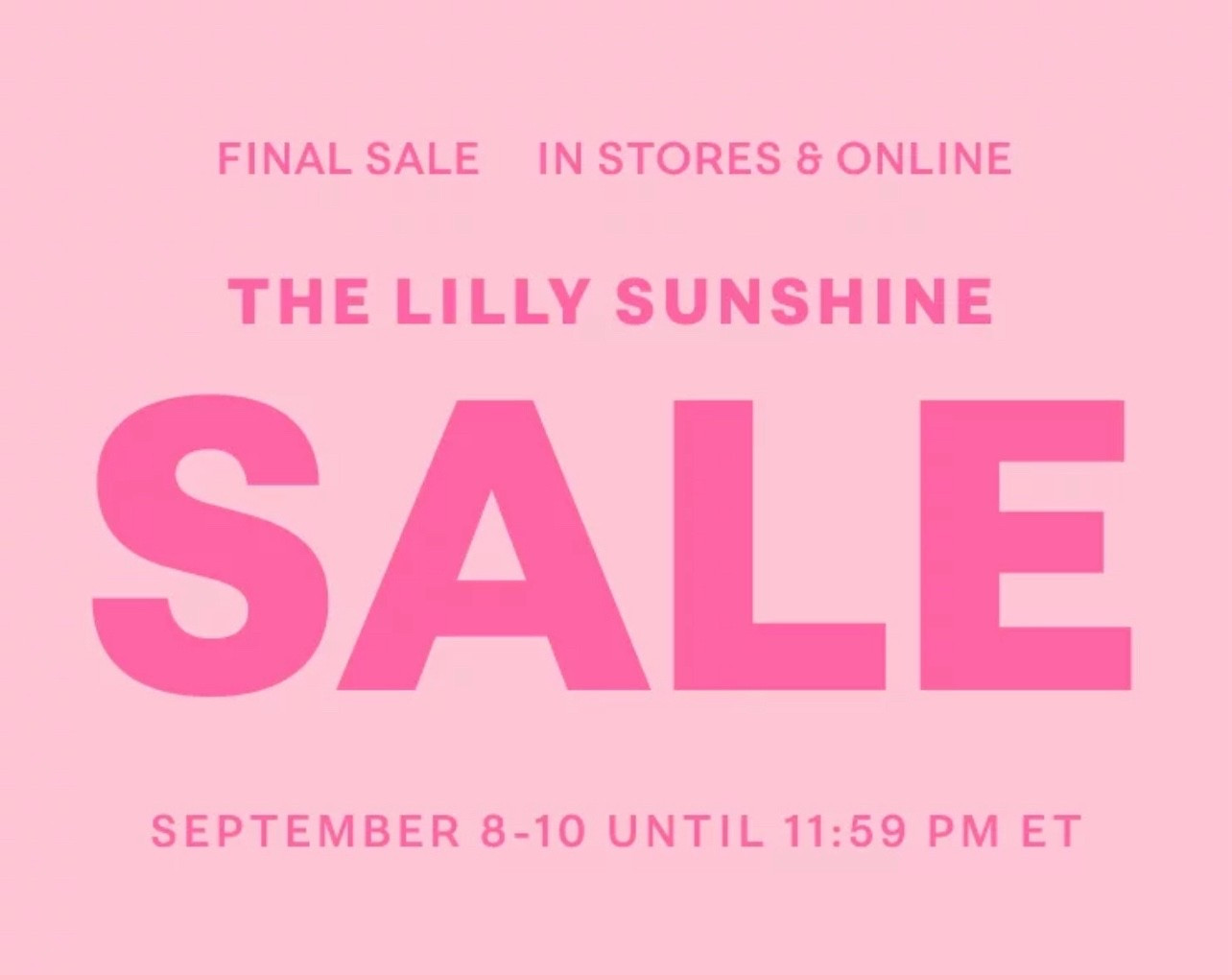 Sunshine, savings & all the Lilly you love ✨🌴 The Sunshine Sale is HERE!

#LTKStyleTip #LTKFindsUnder100 #LTKSaleAlert