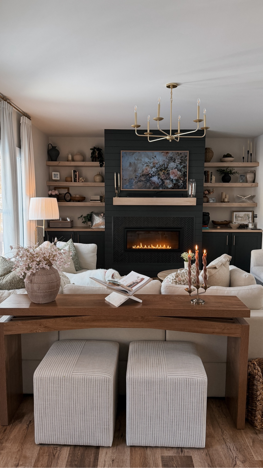 Swapped out our sofa table & wish I would have done it sooner! 🤎

#LTKU #LTKHome