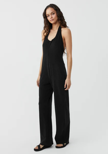 Terry Halter Jumpsuit | BELLA+CANVAS