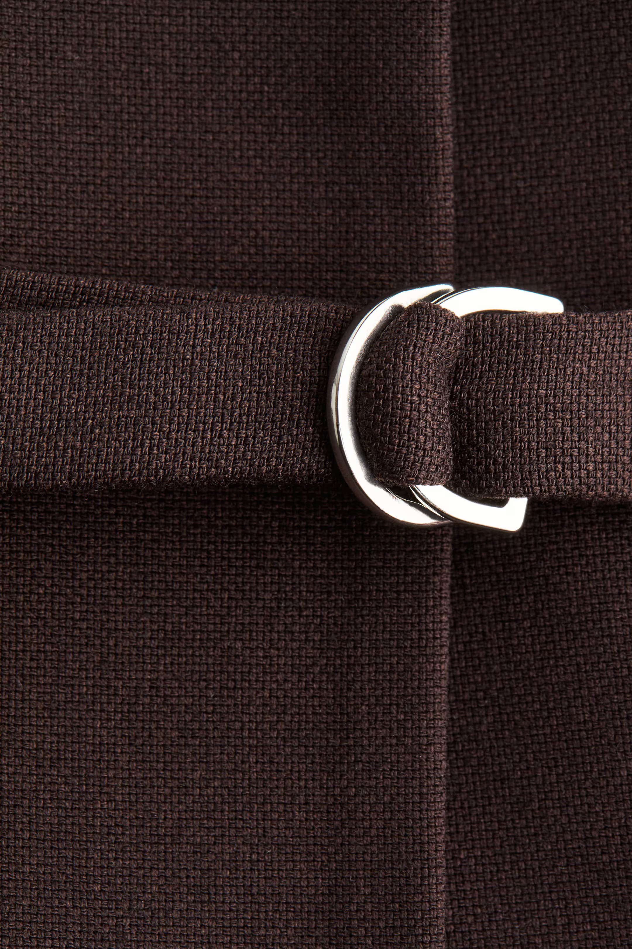 Belted Jacket - Dark brown - Ladies | H&M US | H&M (US + CA)