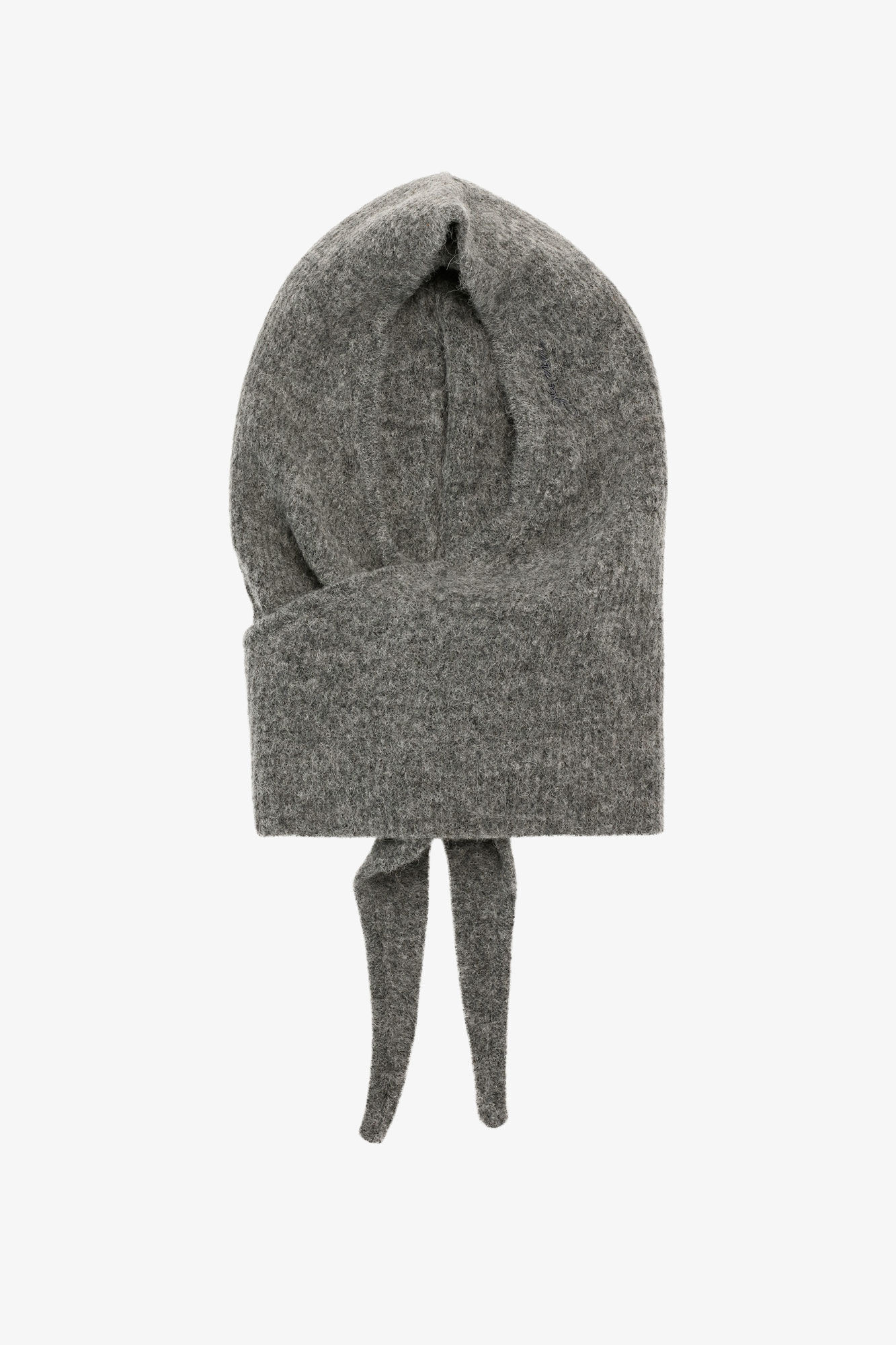 Grey Soft Wool Balaclava | Ganni