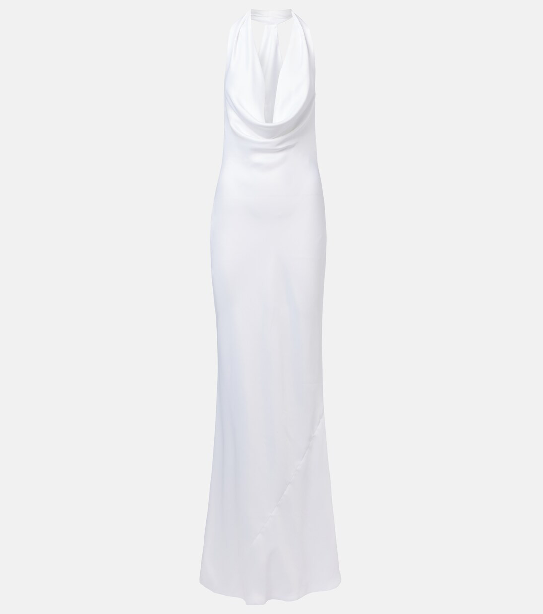 Halterneck draped gown | Mytheresa (UK)