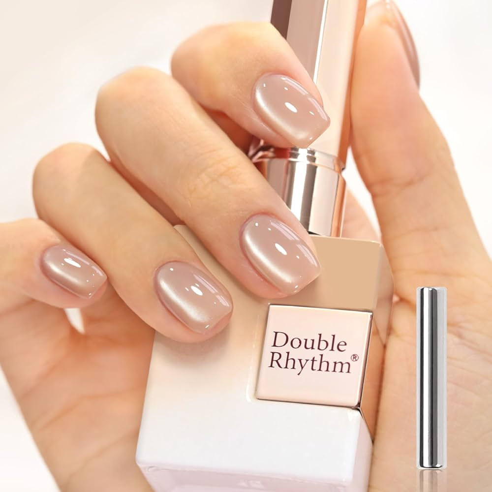 Double Rhythm Jelly Glass Cat Eye Gel Polish with Magnet 15ML Holographic Glitter Shimmer Translu... | Amazon (US)