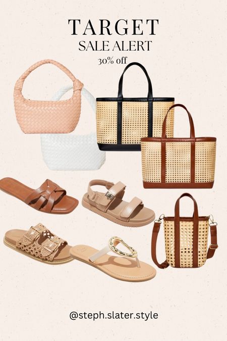 Target bags and shoes 30% off. Designer inspired. Beach tote. Trending fashion 

#LTKSaleAlert #LTKStyleTip #LTKFindsUnder50