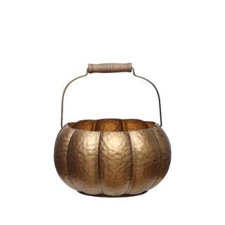 Gold Pumpkin Decorative Container by Ashland® | Michaels | Michaels Stores