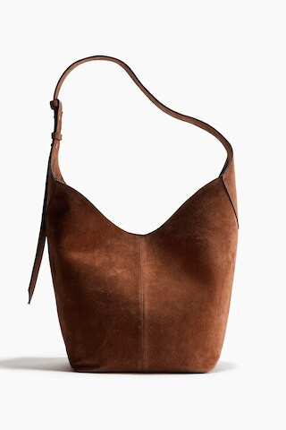 H & M - Umhängetasche aus Veloursleder - Braun | H&M (DE, AT, CH, NL, FI)
