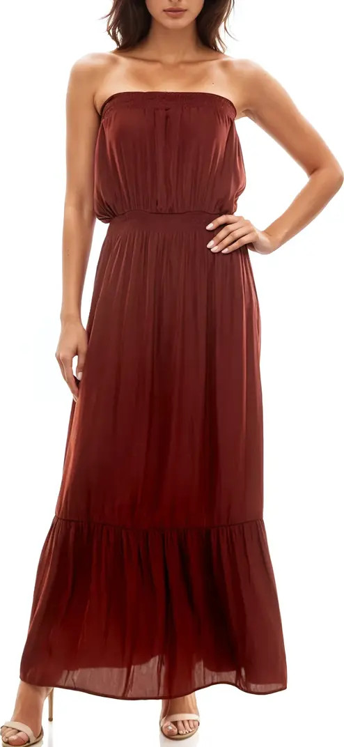 Strapless Tiered Maxi Dress | Nordstrom Rack