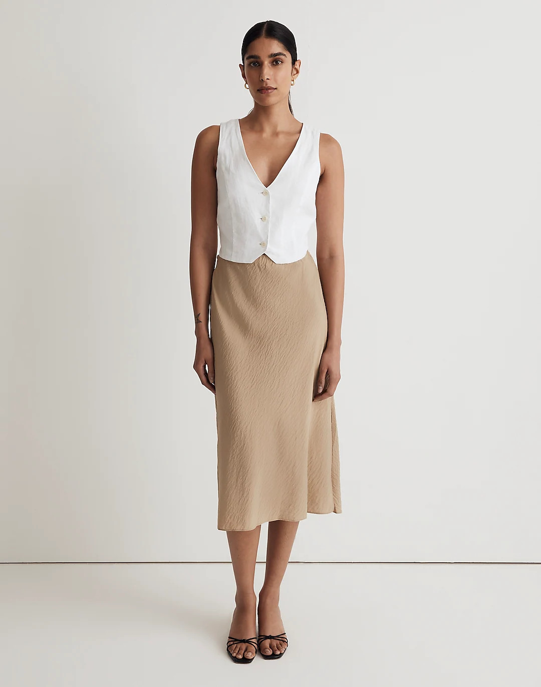 Layton Midi Slip Skirt | Madewell