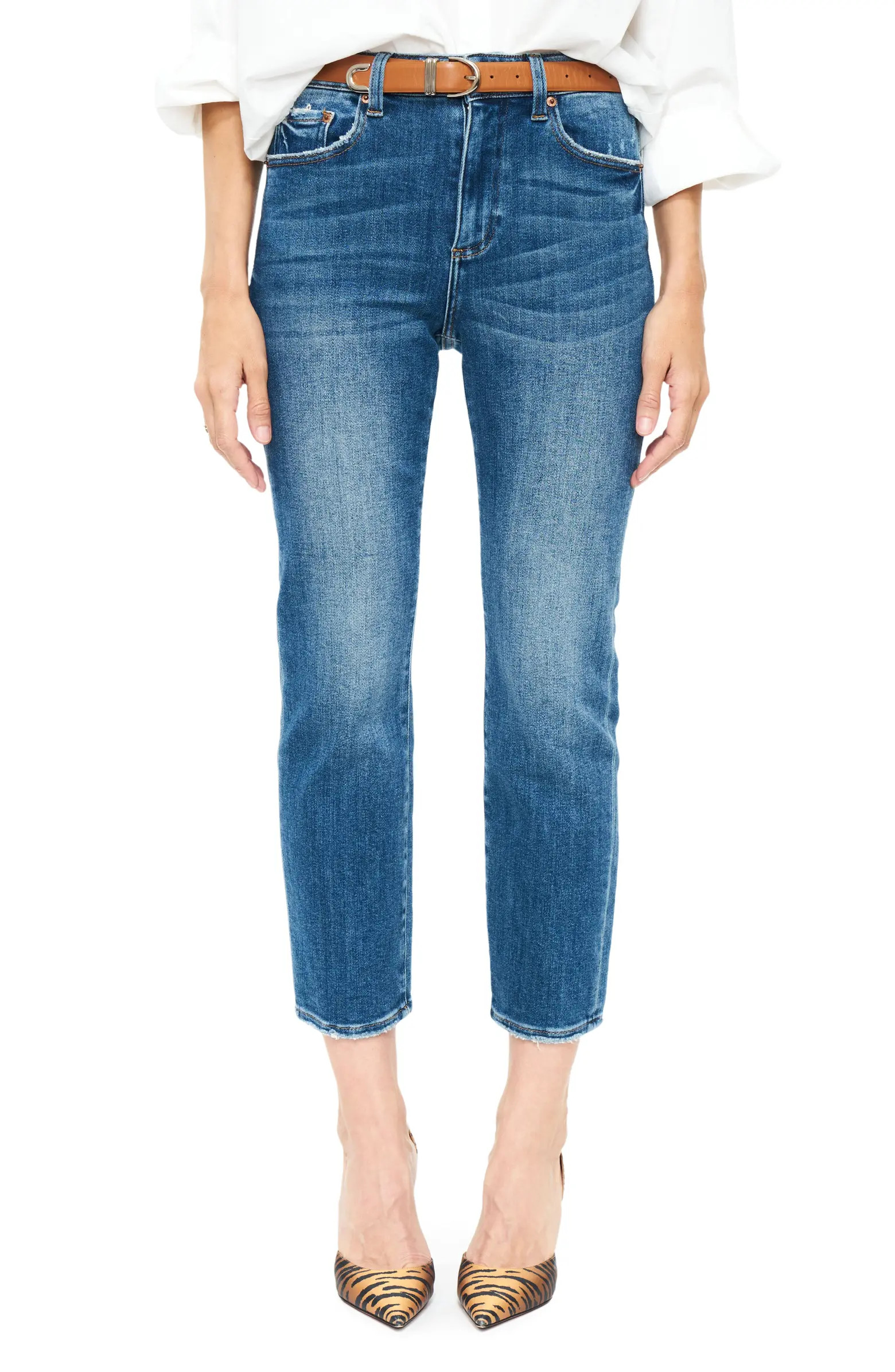 Pistola Monroe High Waist Crop Cigarette Jeans | Nordstrom | Nordstrom