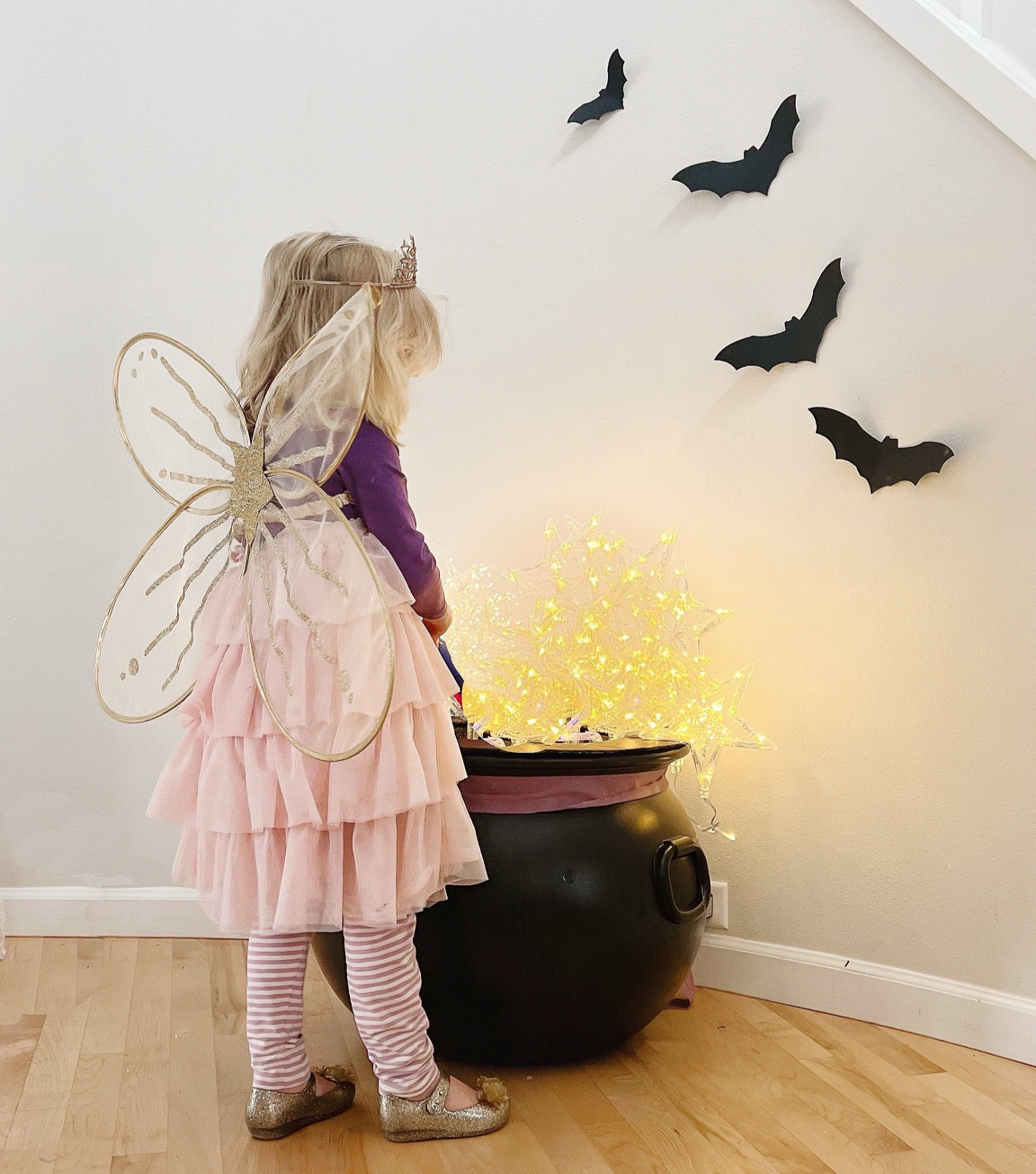 DIY Candy Bowl - Star Light Up Cauldron (How To Make Demo-on Instagram) Ours? Used 3 sets of warm white star lights 

#LTKSeasonal #LTKhome #LTKHalloween