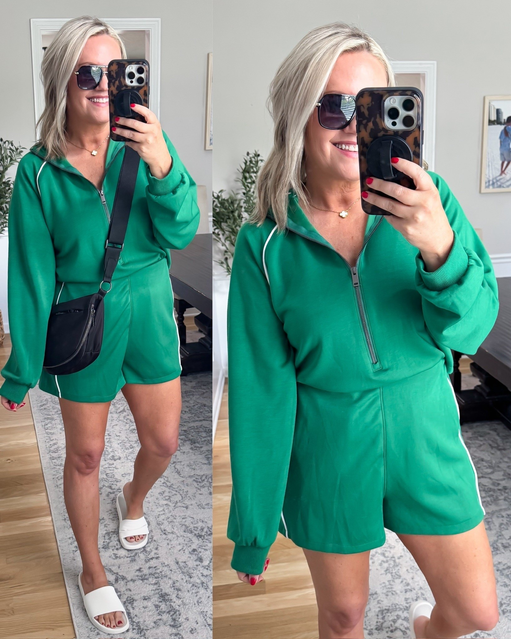 Sporty, chic, and effortlessly cool! This green lounge set is perfect for casual summer days, travel, or weekend errands. Pair with slides and a crossbody bag for a comfy yet polished look you’ll reach for again and again.

summer outfit, lounge set, green set, casual style, mom style, travel outfit, easy outfit, amazon fashion, lovelylifestyling

#LTKootd #LTKSeasonal #LTKOver40