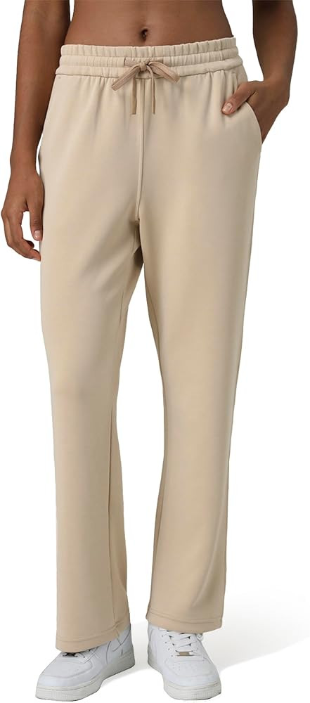 Colorfulkoala Women's High Waisted Ultra Soft Drawstring Modal Sweatpants Wide Leg Casual Lounge ... | Amazon (US)