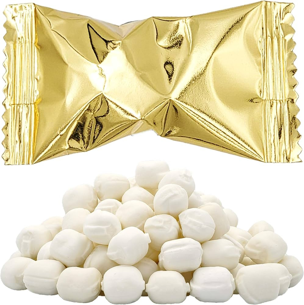 The Dreidel Company Gold Buttermints, Mint Candies, After Dinner Mints, Butter Mint Candy, Fat-Fr... | Amazon (US)