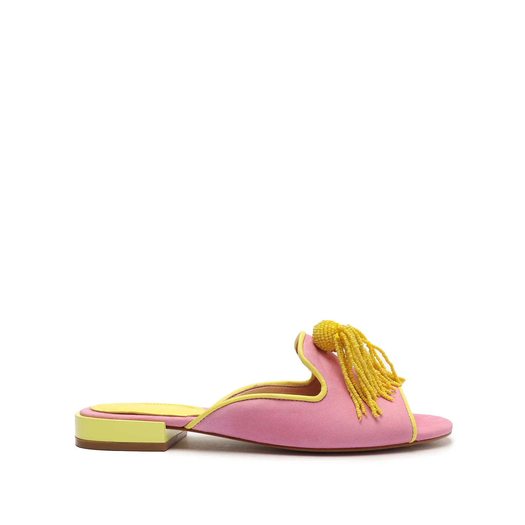 Jannis Nubuck & Nappa Leather Sandal | Schutz Shoes (US)
