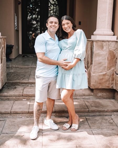 Found this dress last minute for our Texas baby shower because my original dress didn’t fit😆🙈 I felt so pretty in it!👗 Only $35!!!🤯 Nicks whole outfit is linked too & his shorts & shoes are on major sale today!

#babyshoweroutfit #coupleoutfit #babyshower #babyshowerinspo

#LTKSeasonal #LTKmens #LTKbump